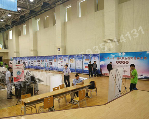 天津輕工學(xué)會(huì )展會(huì )布展